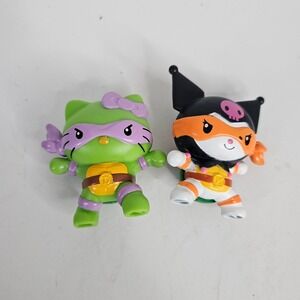 Sanrio TMNT McDonalds Happy Meal 2024 Hello Kitty Donatello Kuromi Michelangelo